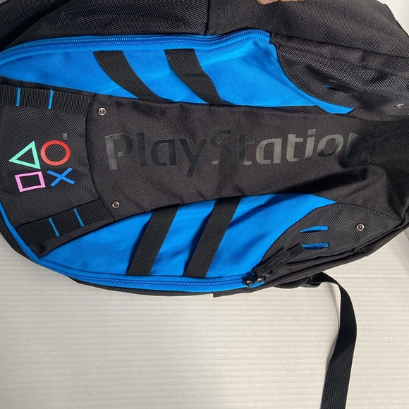 Rare Sony PlayStation PS5 PS4 Gamer Backpack Bioworld Bookbag - Picture 3 of 10